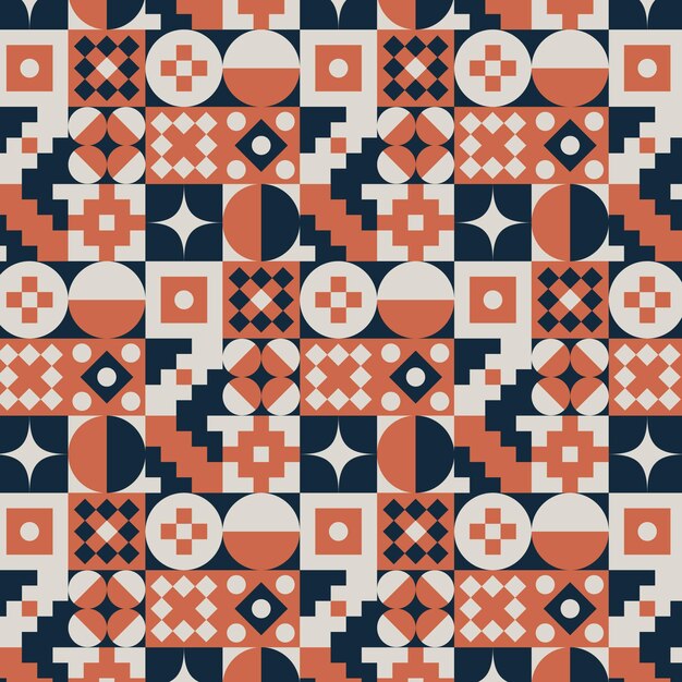 Free vector flat scandinavian design pattern