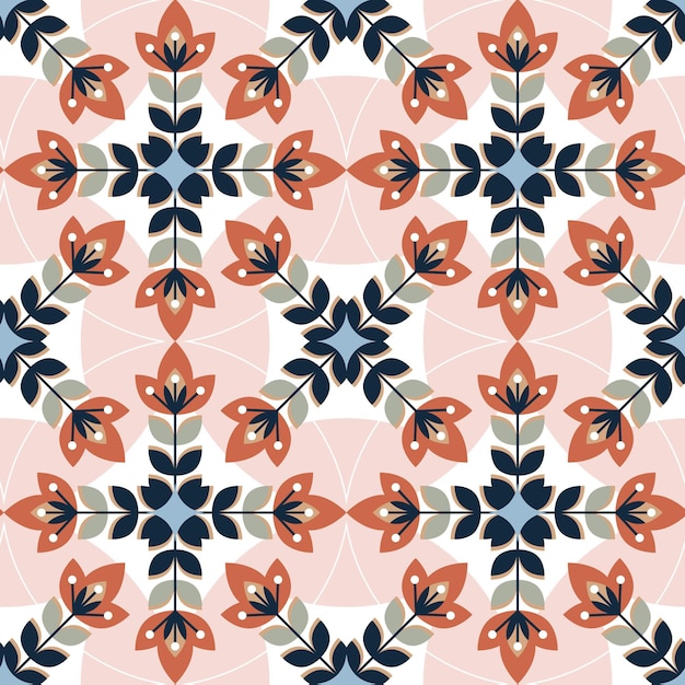 Flat scandinavian design pattern