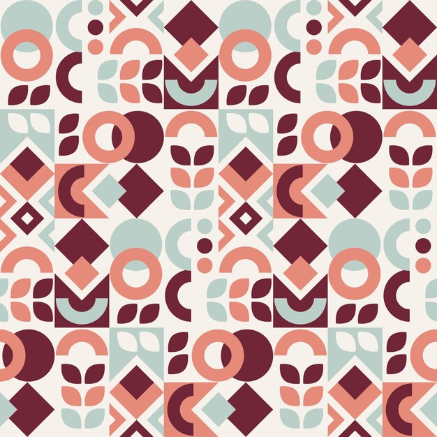 Flat scandinavian design pattern