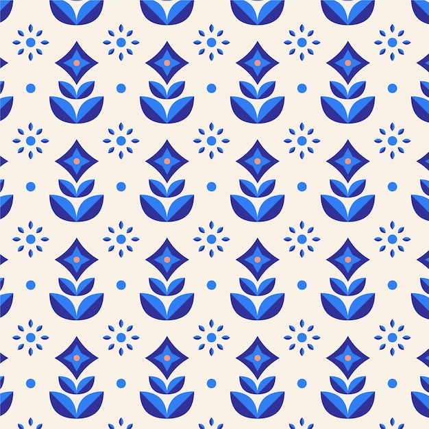 Free vector flat scandinavian design pattern