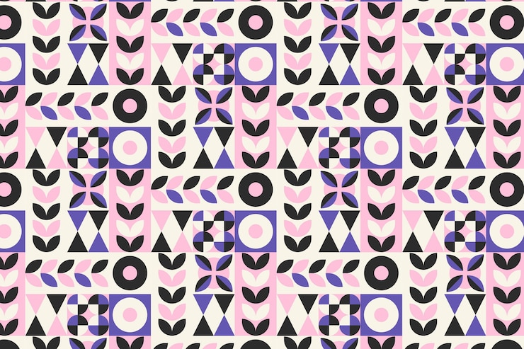 Free Vector flat scandinavian design pattern