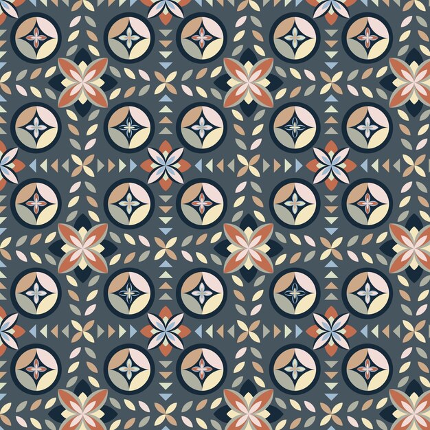 Flat scandinavian design pattern