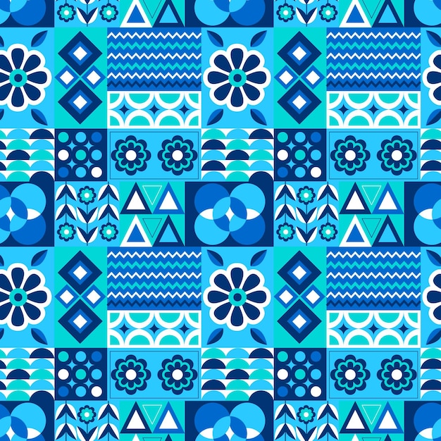 Free vector flat scandinavian design pattern