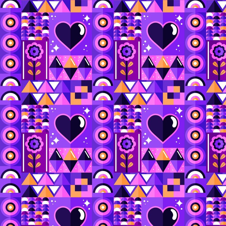 Free Vector flat scandinavian design pattern