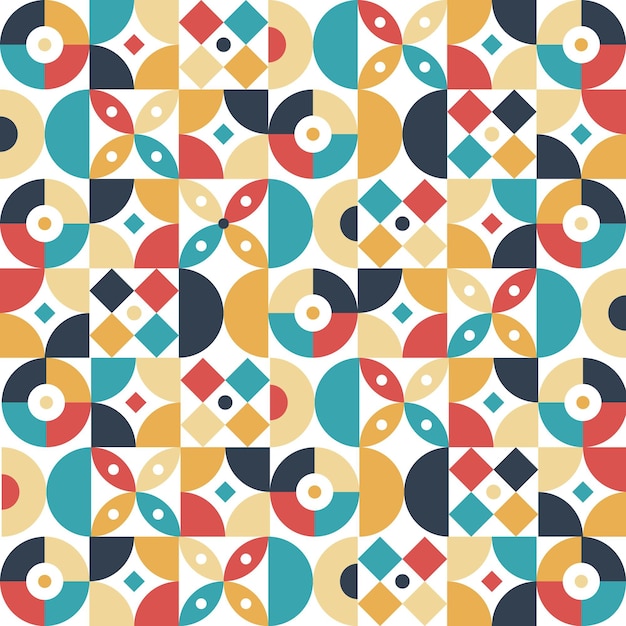 Flat scandinavian design pattern