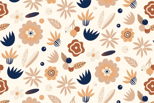 Free vector flat scandinavian design pattern