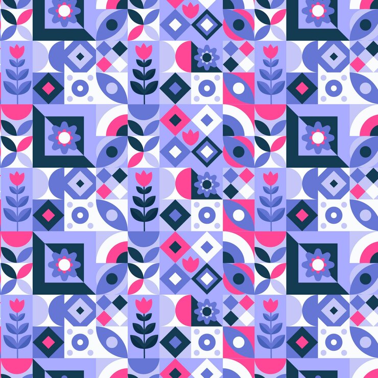 Free Vector flat scandinavian design pattern