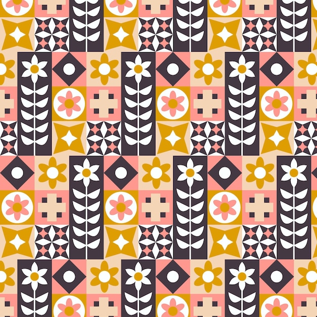 Free vector flat scandinavian design pattern