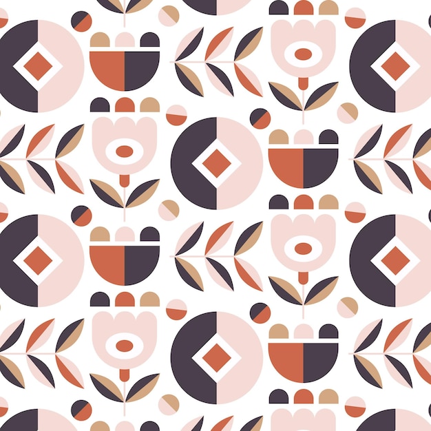 Free vector flat scandinavian design pattern