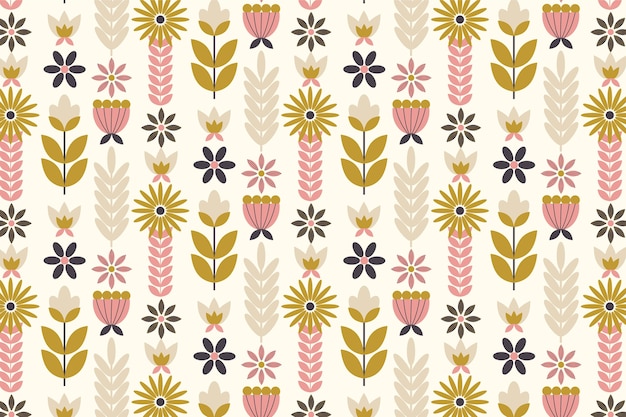 Free vector flat scandinavian design pattern