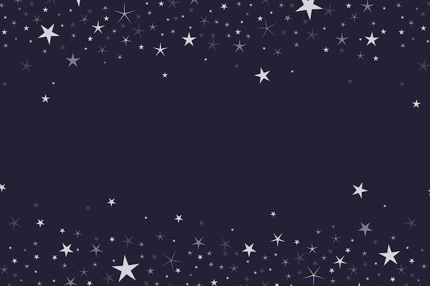 Download Free Flat Silver Stars Background Template – HD Stock Images