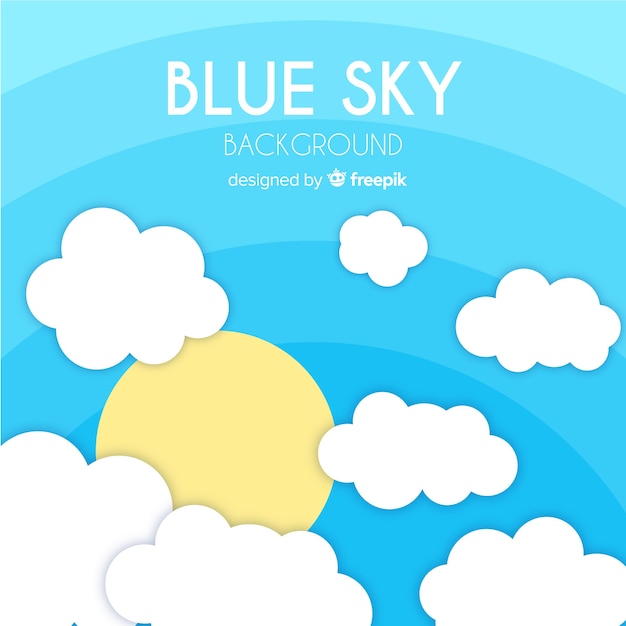 Flat sky background