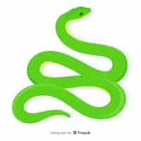 Free vector flat snake background