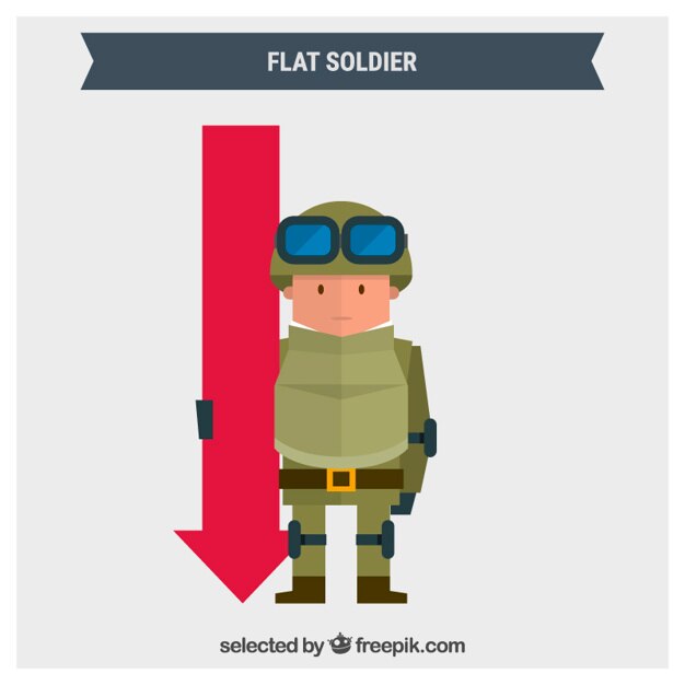 Flat soldier