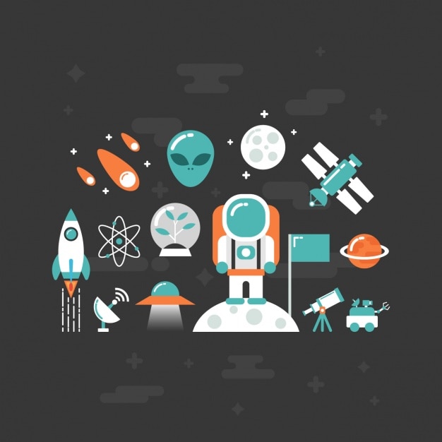 Flat space elements
