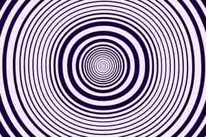 Бесплатное векторное изображение Плоский спиральный фон круга