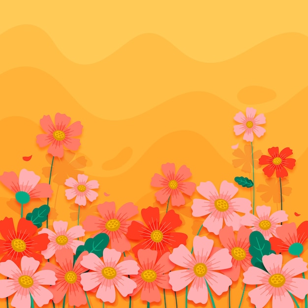 Free vector flat spring illustration