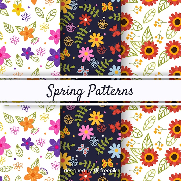 Flat spring pattern collection