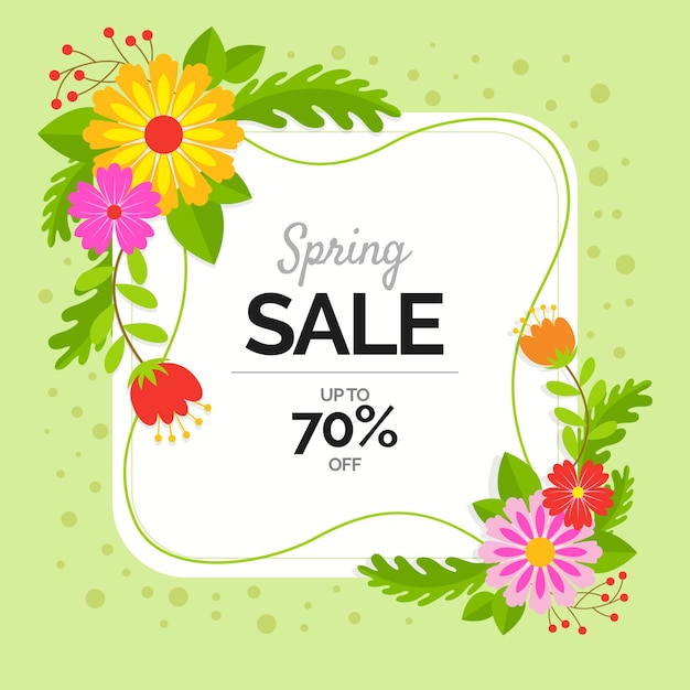 Flat spring sale