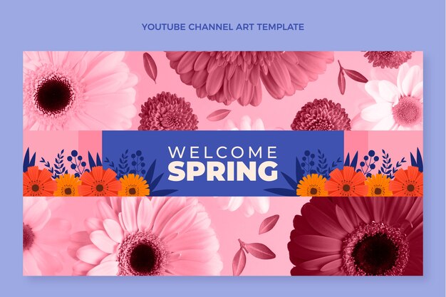 Flat spring youtube channel art