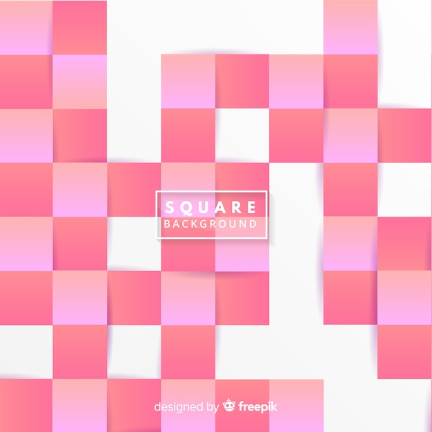 Free vector flat squares background