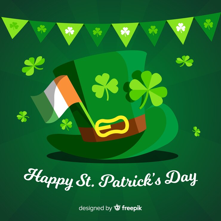 Free Vector flat st. patrick's day background