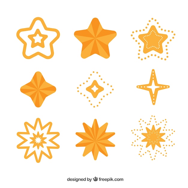 Flat stars collection