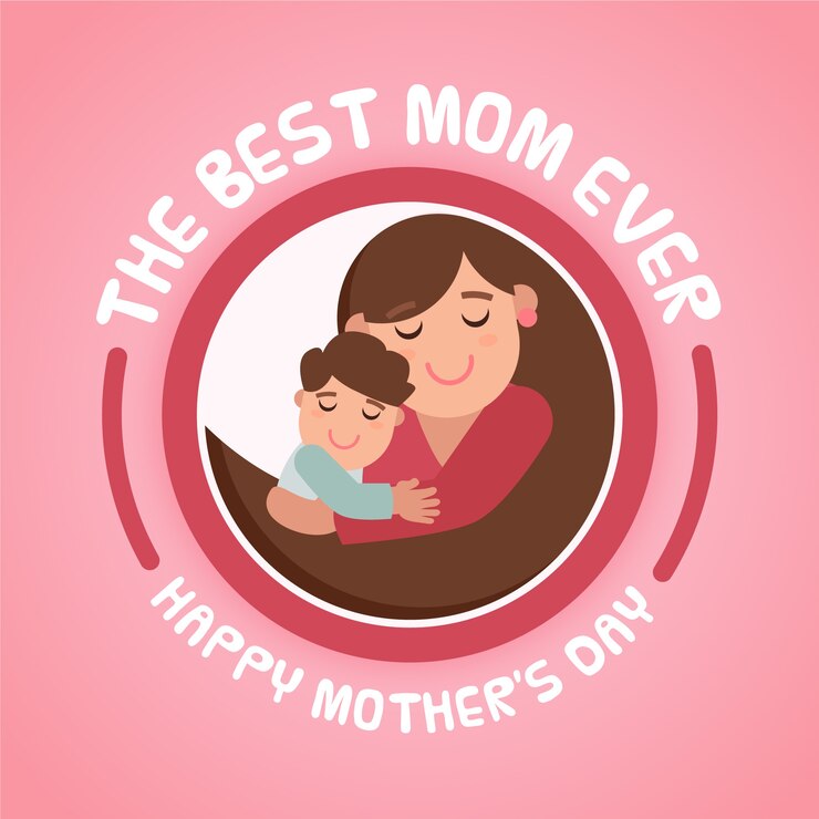 मुफ़्त वेक्टर flat style mother's day event