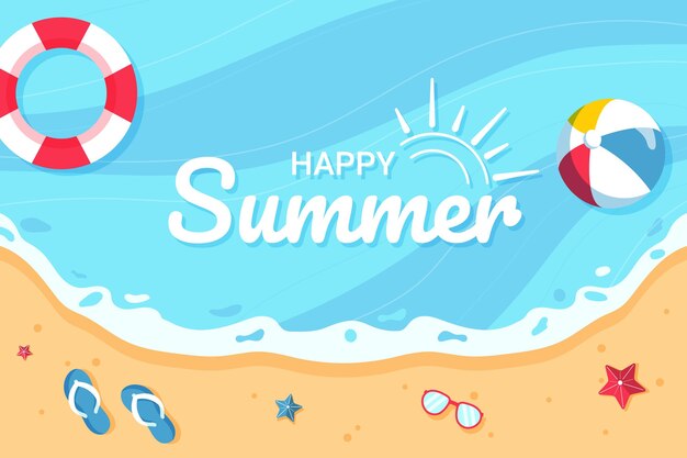 夏の壁紙 画像 無料のベクター ストックフォト Psd