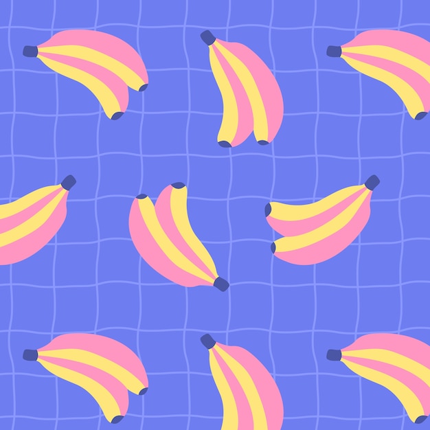 Flat summer pattern design