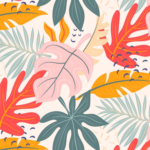 Free Vector | Flat summer pattern design