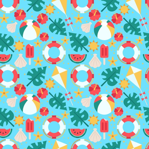 Flat summer pattern