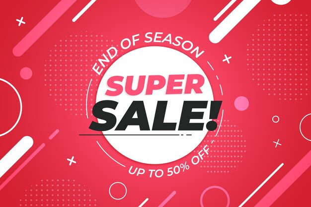 Flat super sale background