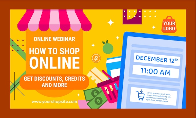 Flat supermarket webinar