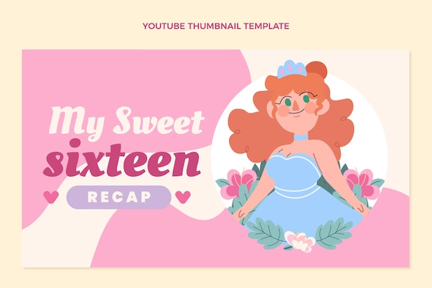 Flat sweet sixteen youtube thumbnail