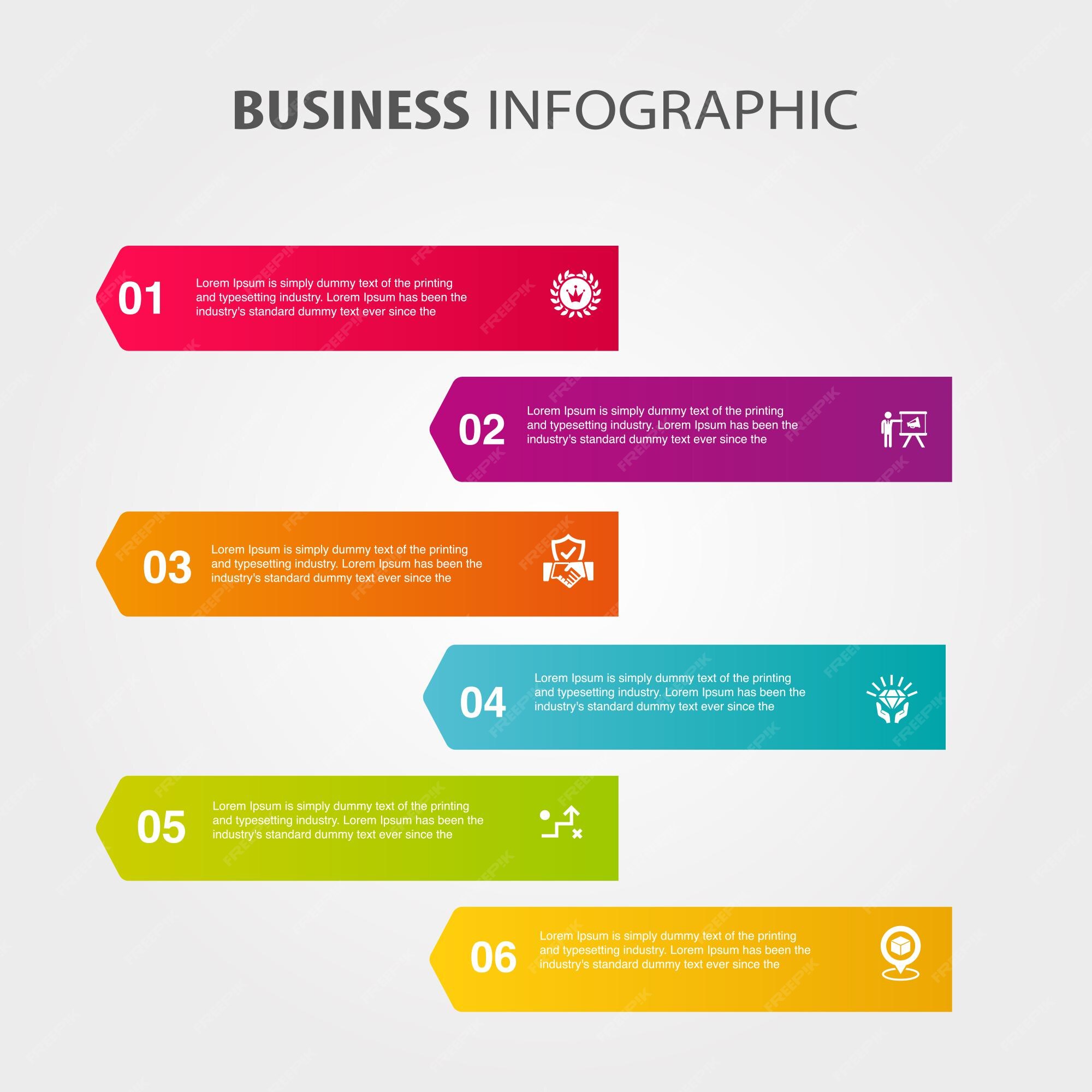 premium-vector-flat-table-of-contents-infographic-premium-vector