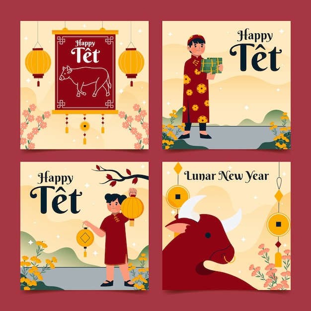 Flat tet instagram posts collection