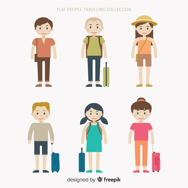 Flat travelers collection