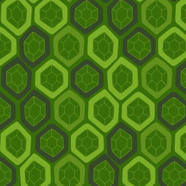 Free vector flat turtle shell pattern