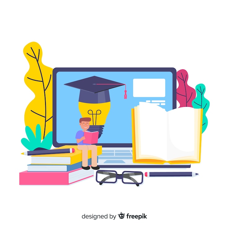 Free Vector flat university concept background