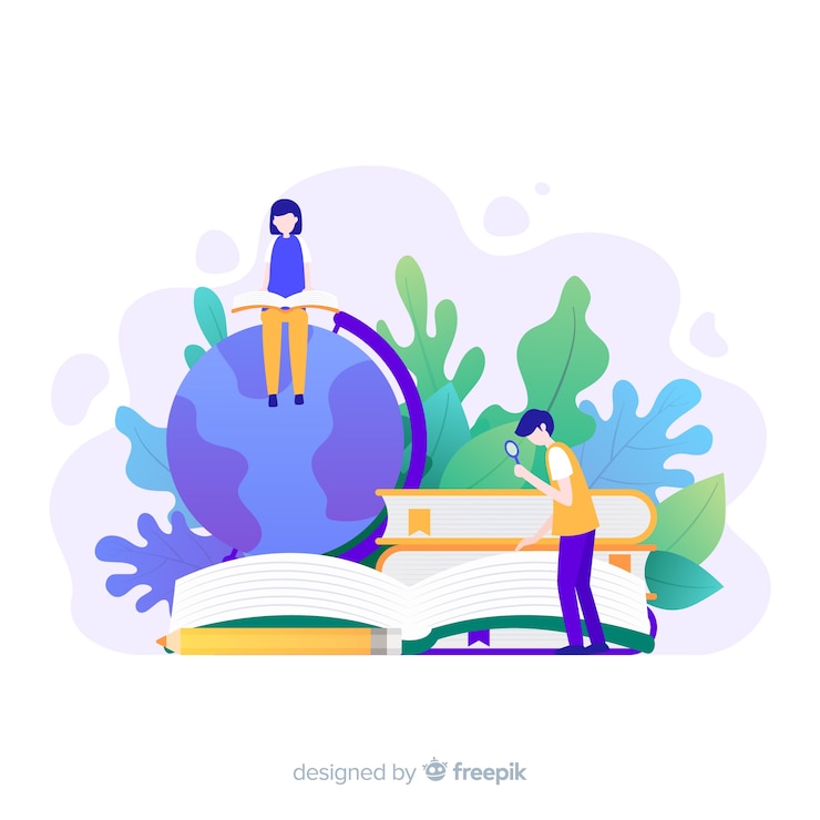 Free Vector flat university concept background