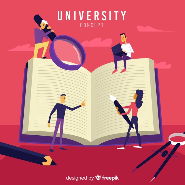 Flat university concept