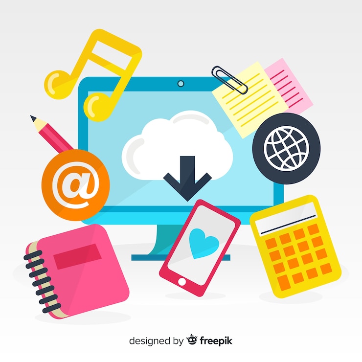 Free Vector flat university concept