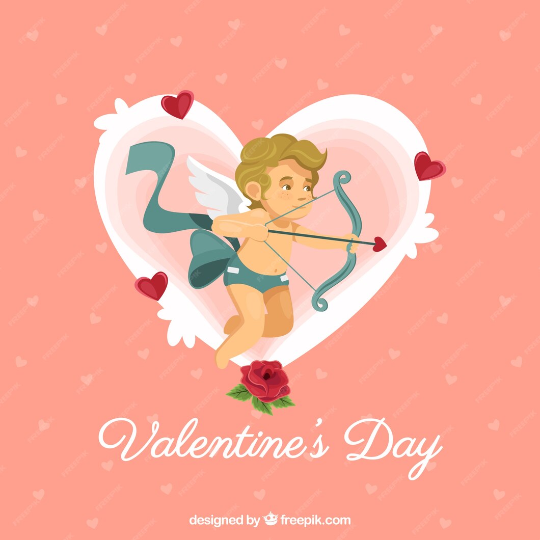 Free Vector | Flat valentine's day background