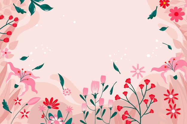 Free vector flat valentine's day background