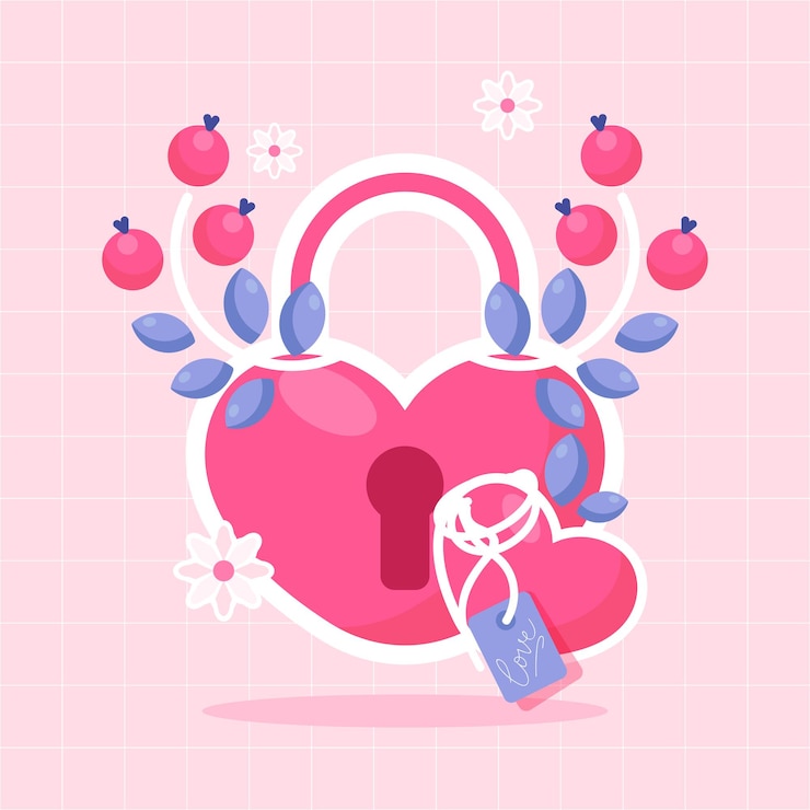 Free Vector flat valentine's day background