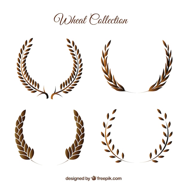 Flat wheat collection