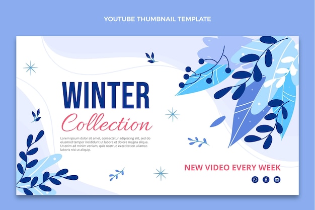 Flat winter youtube thumbnail