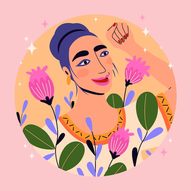 Flat women's day illustration