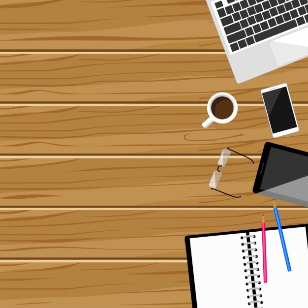 Free Vector flat working elements design